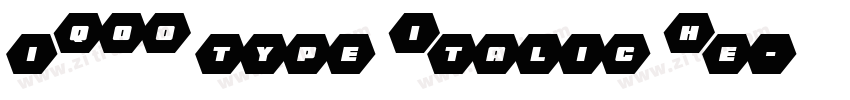 iQOO type Italic He字体转换